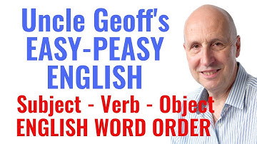 Why WORD ORDER is SO IMPORTANT in English