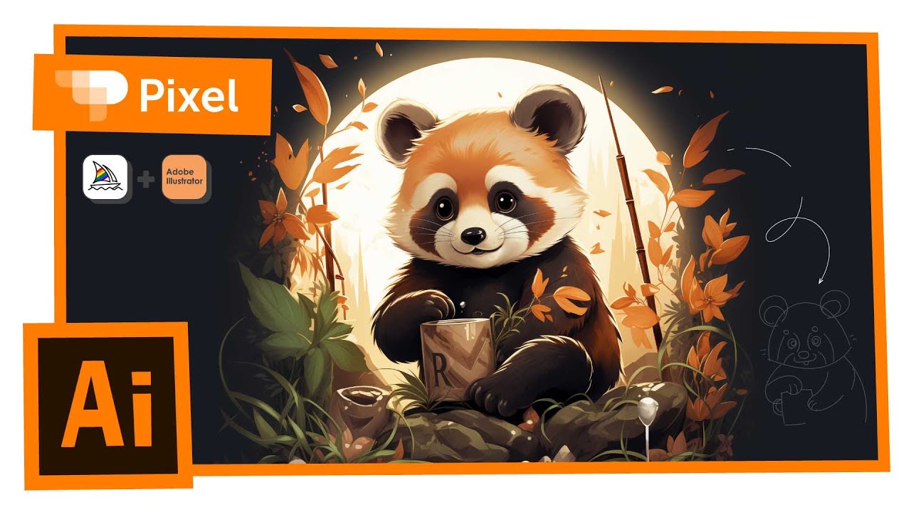 Рисуем в Illustrator с использованием нейросетей (+проверка работ учеников)