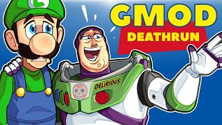Gmod Ep. 92 - TOY STORY 4 TRYOUTS! - Death Run! (Delirious' Perspective)
