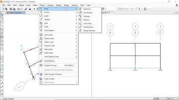 SAP2000 - Xoay trục tọa độ địa phương của nút
