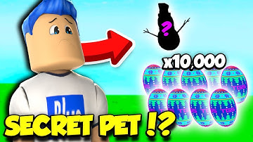 I Opened THOUSANDS Of Eggs To Find A SECRET PET In Tapping Simulator And GOT THIS... (Roblox)