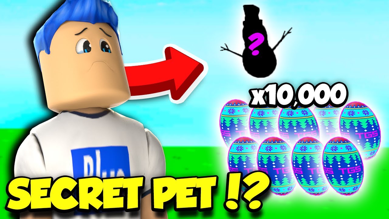 I Opened Thousands Of Eggs To Find A Secret Pet In Tapping Simulator And Got This Roblox Youtube