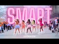 Kpop in public paris  one take le sserafim  smart dance cover by young nation dance