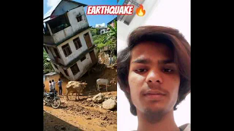 Landslide Destroys Home 😱🔥🚨 #disaster #landslide #shortvideo