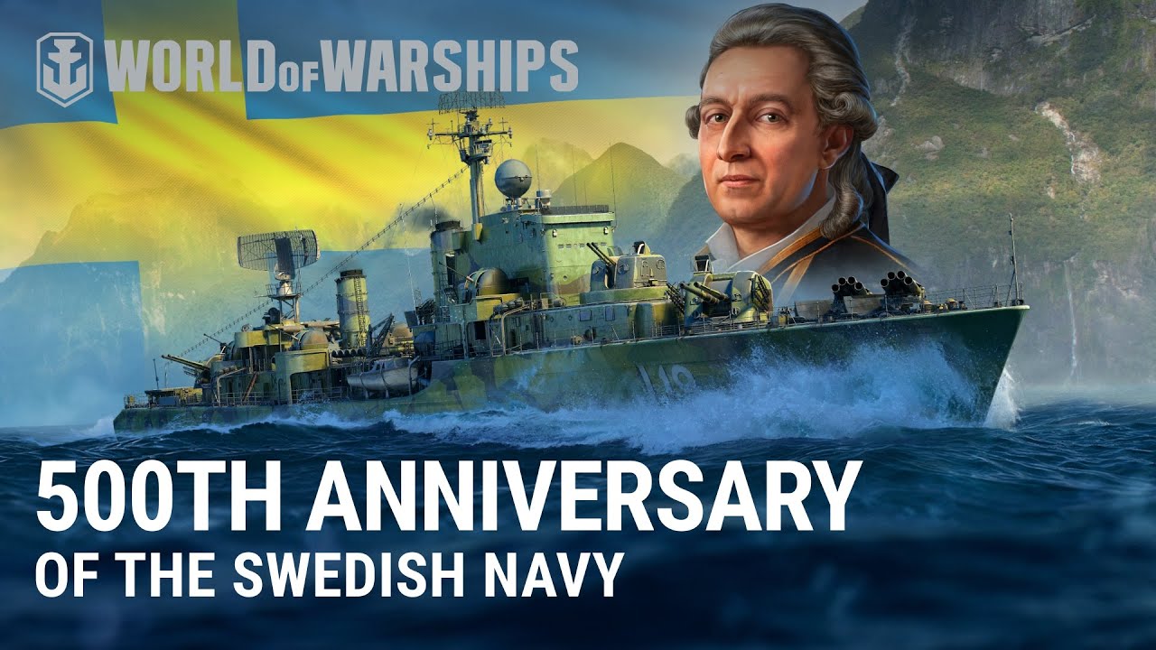 500th Anniversary of the Swedish Navy | World of Warships - YouTube