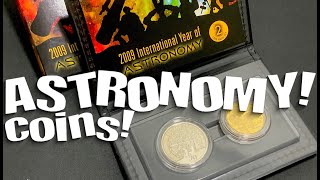 Exploring OUTER SPACE ... interstellar Australia 2009 Year of Astronomy proof coin set review
