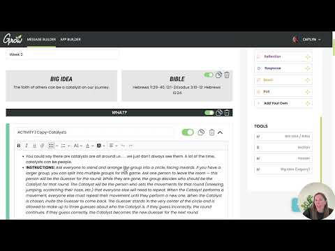 Grow Lesson Builder Tutorial