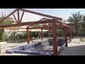 Build Wooden Gazebo Under Construction Dubai , Jumeirah Park Build Wooden Gazebo Under Construction Dubai , Jumeirah Park
