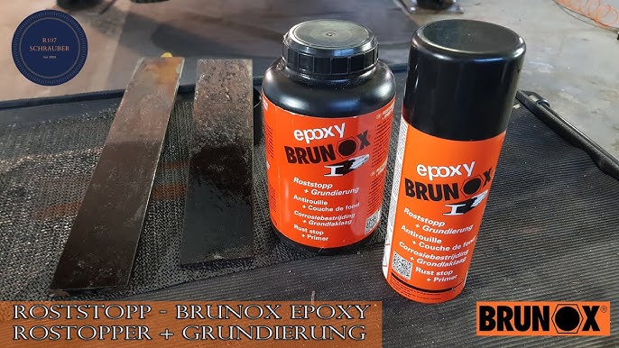 Perfekte Rostbehandlung mit BRUNOX® epoxy 