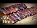 Easy 1 Hour Grilled Ribs - Hot and Fast Ribs