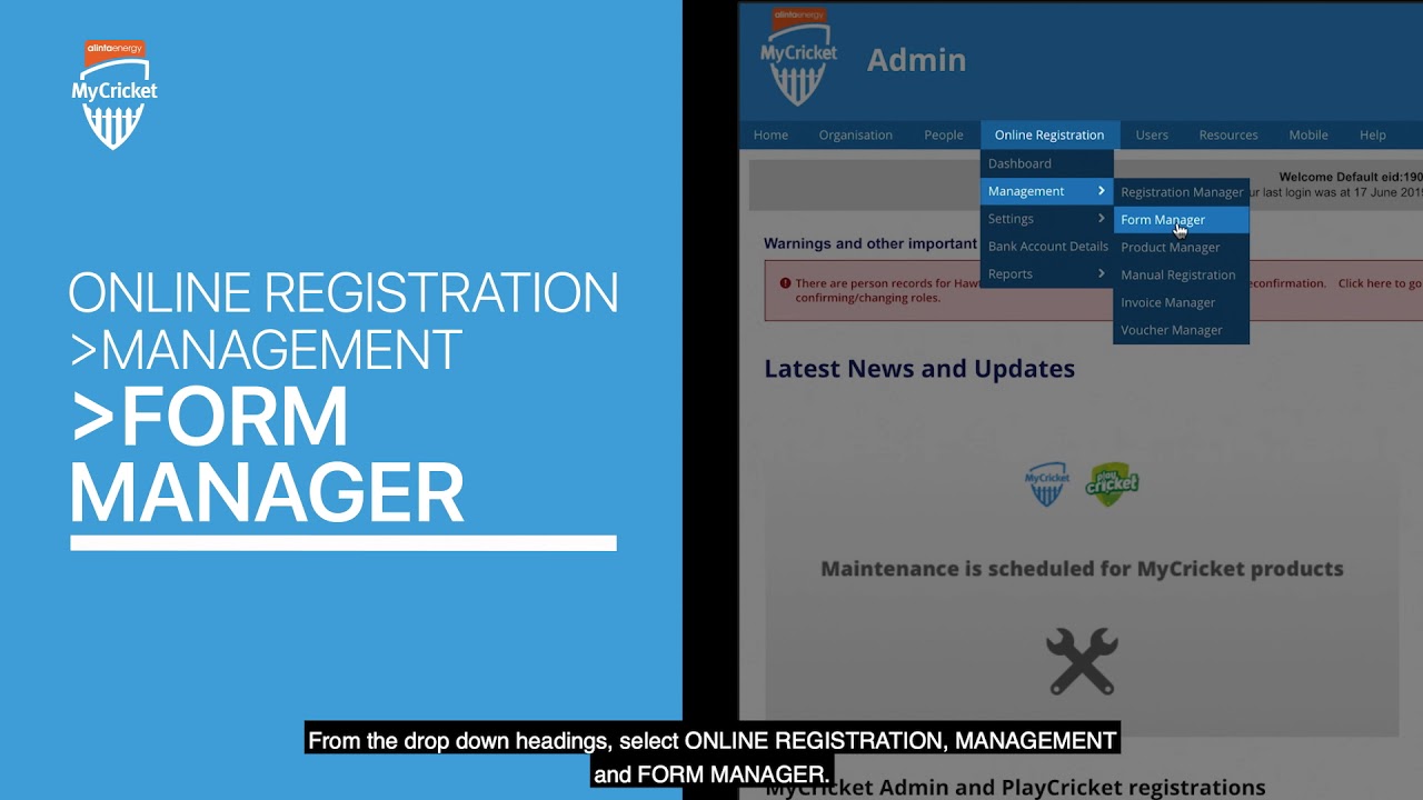 Online Registration: Creating a disclaimer - YouTube