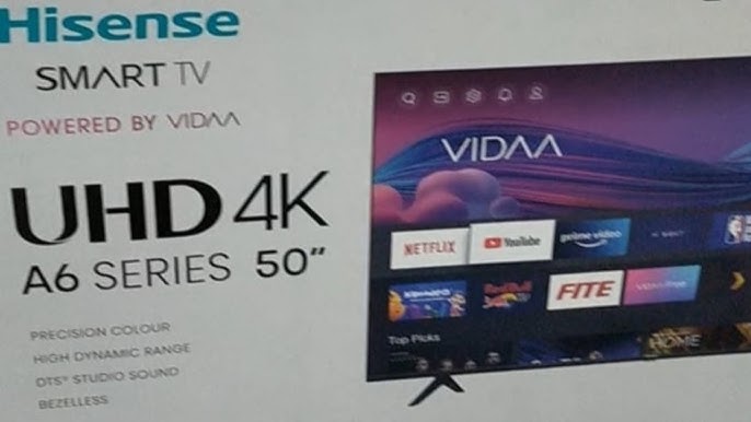 50 A6 Series UHD Hisense Vidaa TV (50A6KV)