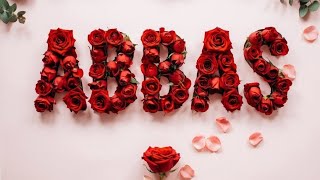 New Red Rose Trending Ai Name Art | Phool se Decorated apnay Name Ka poster Kaise Bnaye Free Mein | screenshot 2
