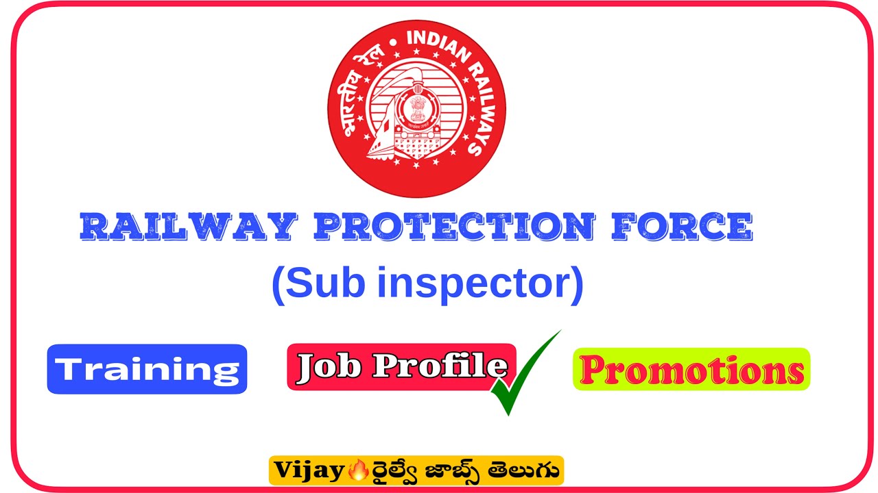 RPF సబ్ ఇన్స్పెక్టర్ యొక్క జాబ్ ప్రొఫైల్||Training||Leaves||Promotinons||Duty Hours||Work Load