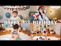【㊗️1歳】息子の誕生日を全力でお祝い!!🏋️‍♀️🎂🎉