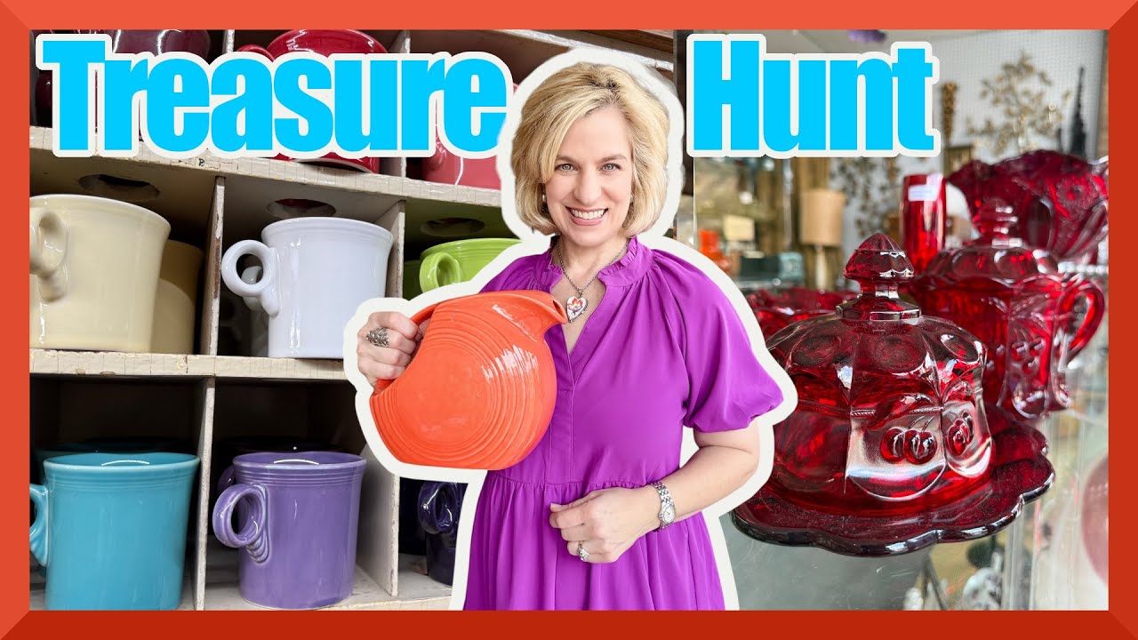 ANTIQUE MALL DREAM! Fiestaware, Vintage Glass, Waterford, EAPG, Mid-Century, Corningware +more!