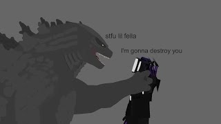 Godzilla vs Titan TVMan But Accurate