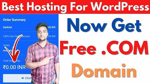 Best Hosting For WordPress With Free .COM Domain For 1 Year in Cheapest Rate ‎️‍🔥‎️‍| Ft Thoughts