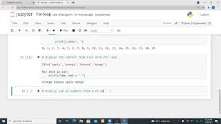 LECT10 Python Loop Statements tutorials
