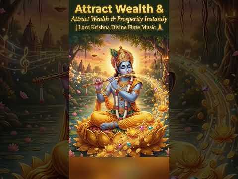 Attract Wealth & Prosperity Instantly | Lord Krishna Divine Flute Music 🙏#flutemusic #India