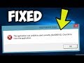 2024 fix the application was unable to start correctly 0xc0000142 error in windows 10