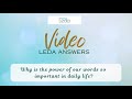 Leda Answers: Video #9