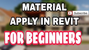 MATERIAL APPLY IN REVIT | Tutorial for beginners | How can I apply material in Revit 2020?