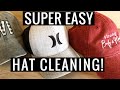 How to Clean any HAT without Ruining it!! (Removes Stains & Sweat too) | Andrea Jean Cleaning