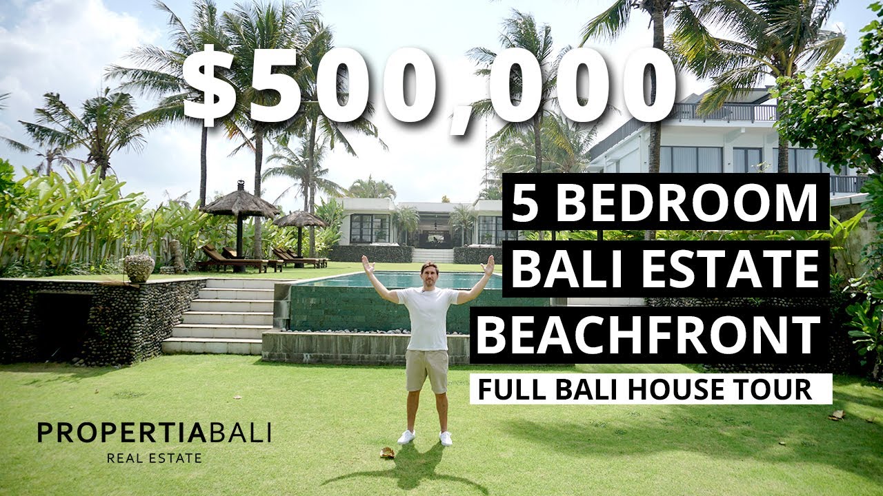 ⁣RARE Opportunity Iconic Bali Beachfront Estate [Leasehold w/ Freehold Option!]