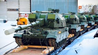 Terrifying !! Russia Start of Mass Production for 152mm Self Propelled Howitzer 2S35 Koalitsiya-SV