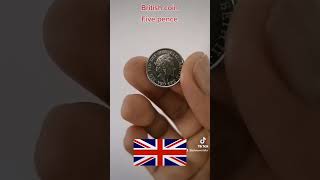 British coin 5 pence