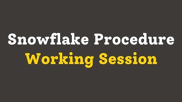 Snowflake Procedures Real Time Use Cases | SQL Scripting | Day to day work