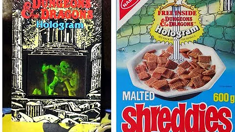 Shreddies Dungeons & Dragons Holograms & Cereal Advert (1986)