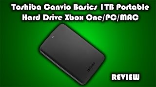 Toshiba Canvio Basics USB 3.0 1TB Portable Hard Drive Xbox One/PS4/PC/MAC Review