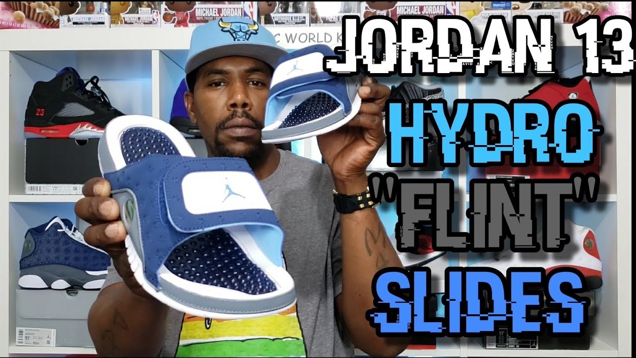 retro 13 flint slides