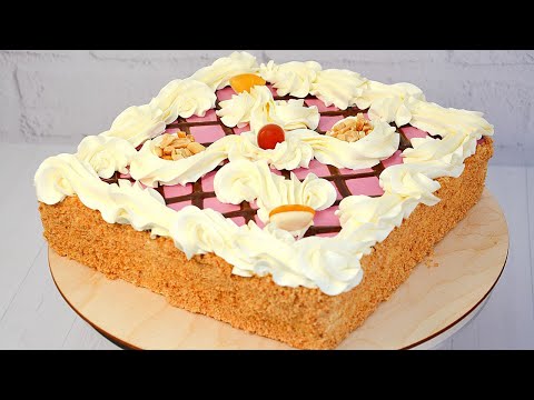 Знаменитый торт АБРИКОТИН по ГОСТу СССР. Вкус Детства! Вкуснейший песочный торт советского времени