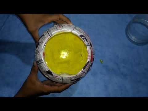 DIY: Paper Mache Round Pots Tutorial