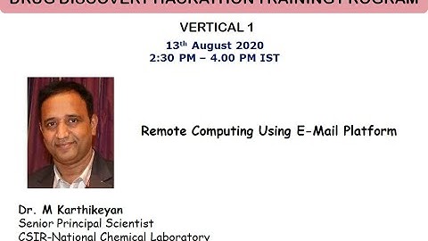 DDH-2020 Training Vertical 1 by Dr. M. Karthikeyan