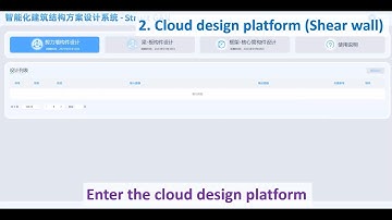 Cloud AI Building Structural Design Platform