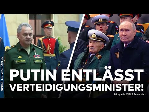 RUSSLAND: Putin feuert Verteidigungsminister Schoigu! Nachfolger ist Zivilist! Stühlerücken im Kreml