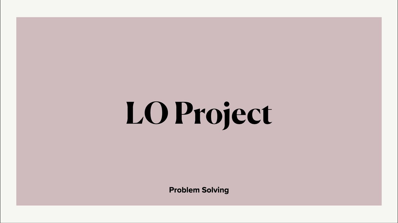 Putting together your LO Assignment 6 May 2020 - YouTube