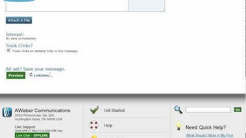 AWeber - Some Tips on How to Create Follow Up emails