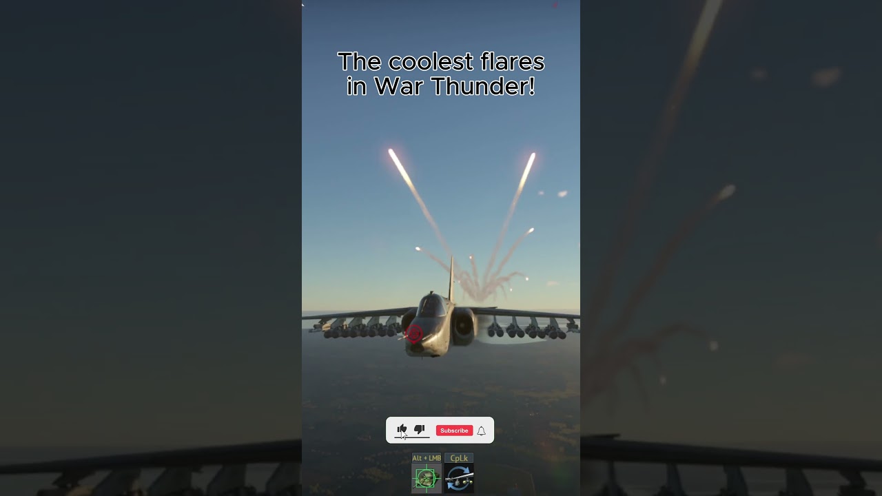 The coolest flares in War Thunder!  