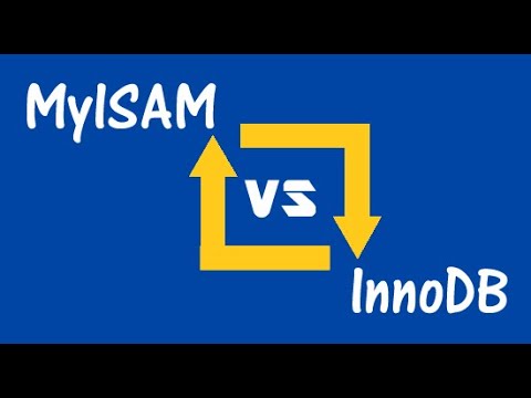 myisam  New  MyIsam vs InnoDB