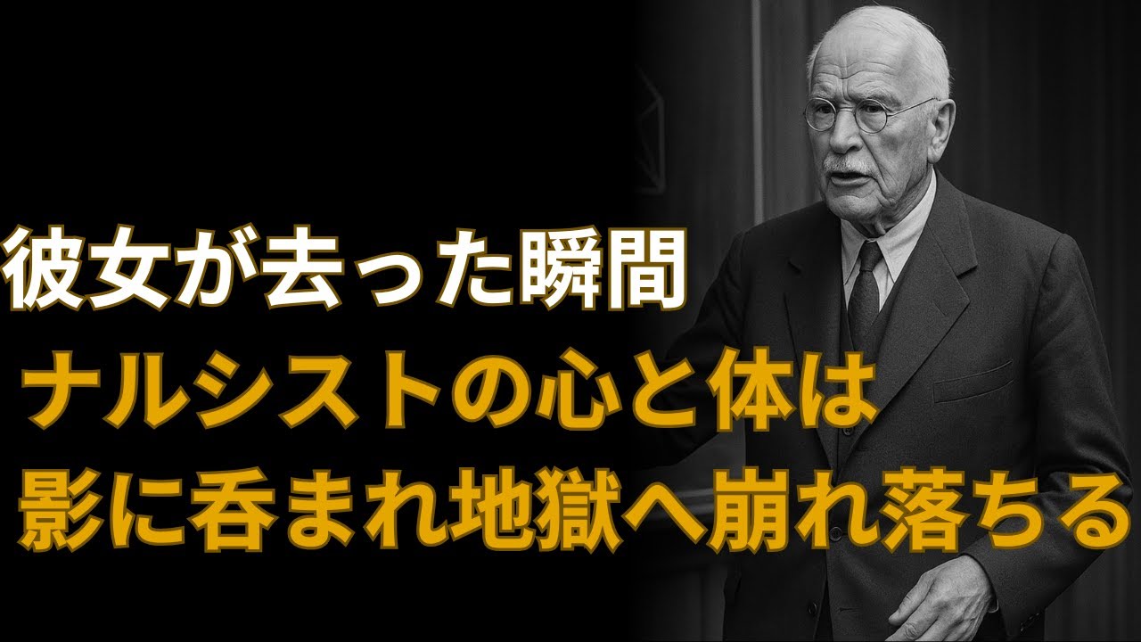 【衝撃と恐怖の真実】女性に捨てられたナルシストの“心と体の崩壊”｜ユング心理学が暴く影と無意識の罠