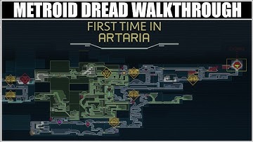 Metroid Dread Walkthrough (Part 1) - Getting Charge Beam, Spider Magnet, & Phantom Cloak in Artaria