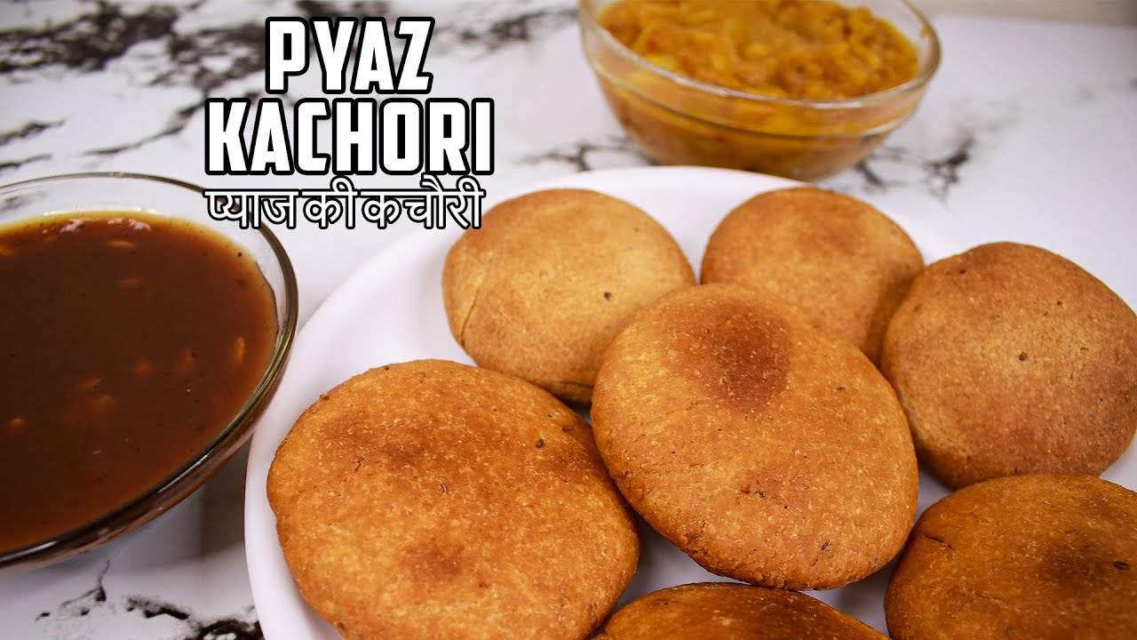 Atta Kachori | Pyaz ki Kachori Recipe - NO Frying NO Maida | Khasta Kachori | Moonsoon Special Snack | Healthy Kadai