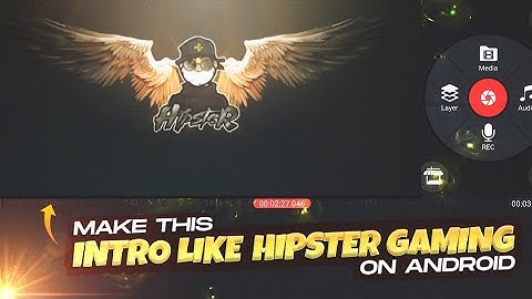 Make This Intro Like Hipster Gaming in Android😍🔥Wings Intro Tutorial❤️Android Gaming Intro