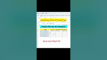 Flash Fill In Excel #excel #trending #viral #comedy #shorts #funny #reels #top #trendingshorts #fun