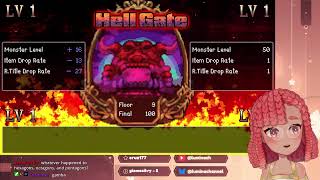 [5-9-26 Cladun X3] Happily Dungeon Crawling after Maid Drawing #retro #roguelite #vtuber screenshot 5